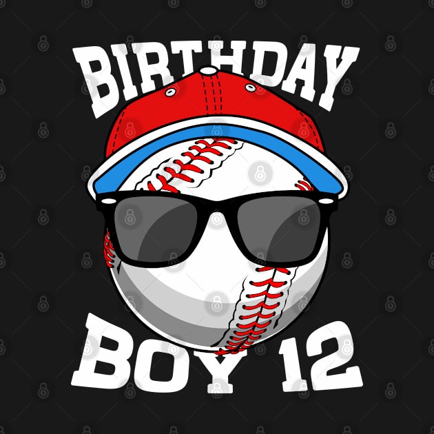 Birthday Boys 12 Years Old Baseball Lovers by snnt