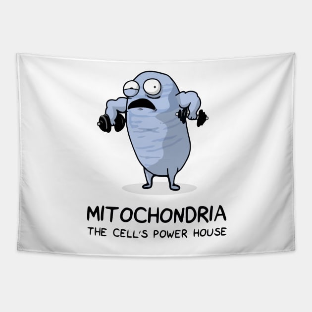Mitochondria The powerhouse of the cell. Tapestry by labstud
