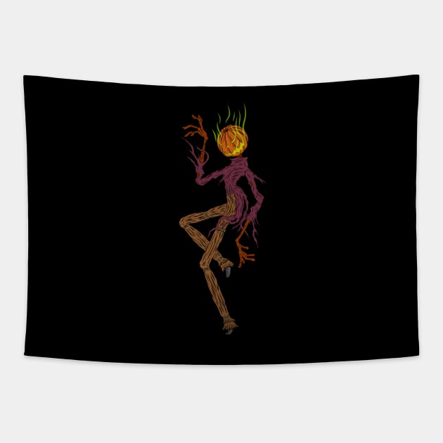 The Pumpkin King Tapestry by ryandraws_stuff