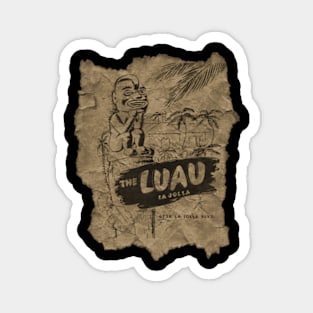 The Luau La jolla - Torn Paper Magnet