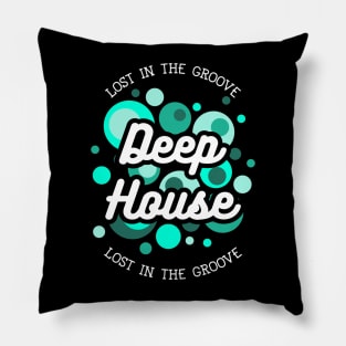 DEEP HOUSE  - bubbles Pillow