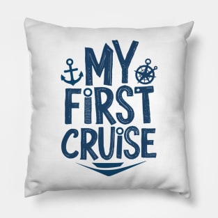 My First Cruise Family Matching Pillow