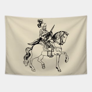 Men on a horse Tapestry