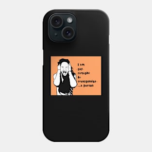 Political pop I am a person Phone Case