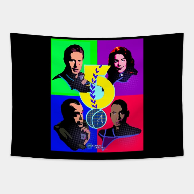 Babylon 5 Quad Tapestry by EnceladusWaters