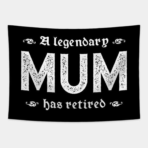 A Legendary Mum Has Retired Tapestry by TimespunThreads