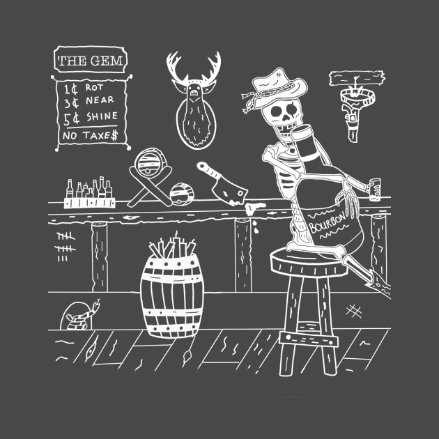 Bourbon Skeleton by Rezolutioner