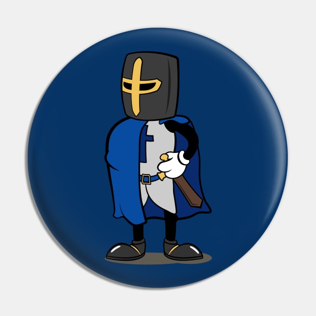 Teutonic Knight Cartoon (Player 1 colors, blue) Pin by Koyaanisqatsian