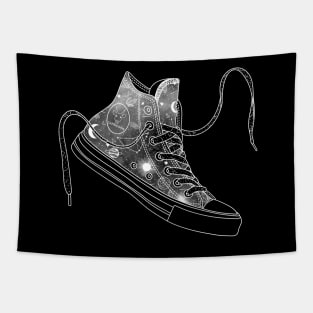 Capricorn high tops - Space canvas Tapestry