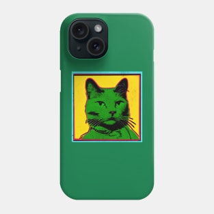 Pop Art Style Cat Phone Case