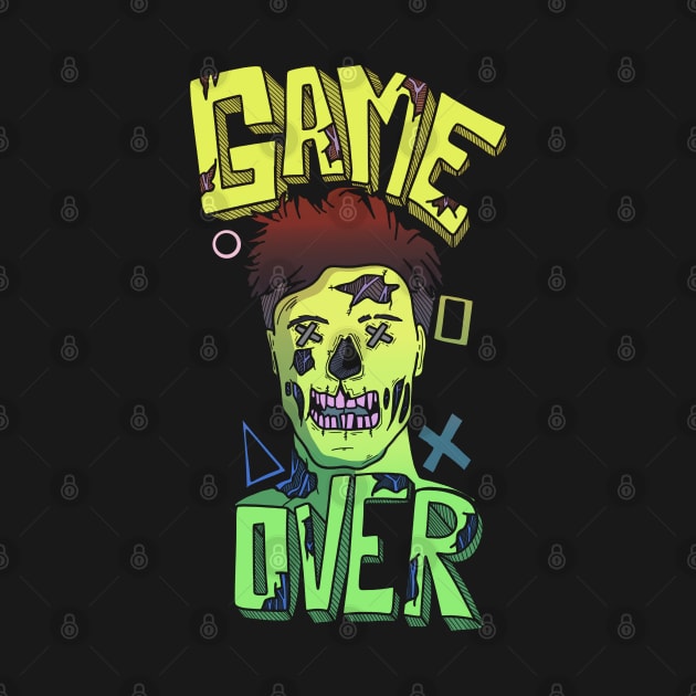 Game over zombie 1 by Swadeillustrations