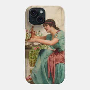 A Dilettante by John William Godward Phone Case