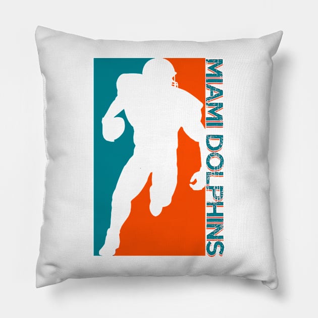 miami dolphins Pillow by HocheolRyu