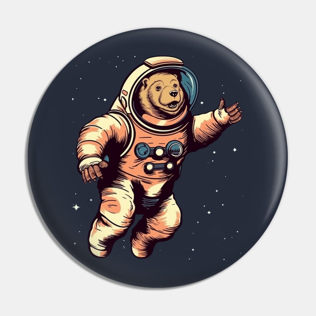 Bear Astronaut Pin by tatadonets