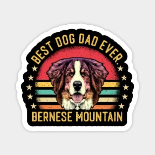 Dogs 365 Vintage Best Bernese Mountain Dad Magnet