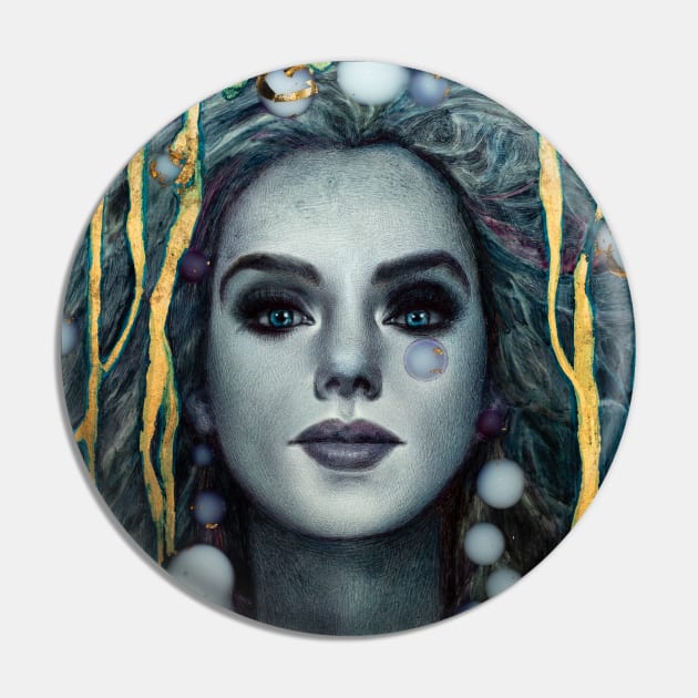 Tethys Tears Pin by RebeccaYanovskaya