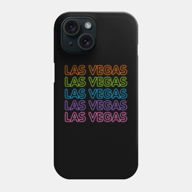 Las Vegas Neon Lights Phone Case by Dale Preston Design