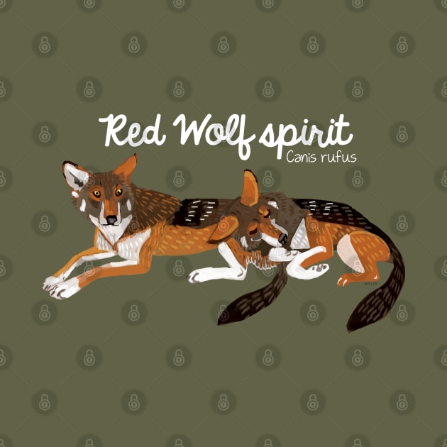 Canis rufus the Wolf Spirit #1 by belettelepink