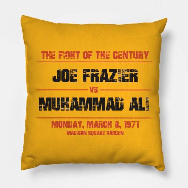 Fight Of The Century Pillow by Kurang Kuning