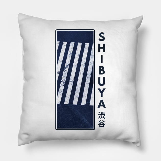 Shibuya Streetwear Pillow by AniReview