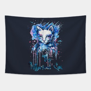 The Mystical Cat Tapestry