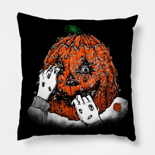 Pumpkin Face Pillow