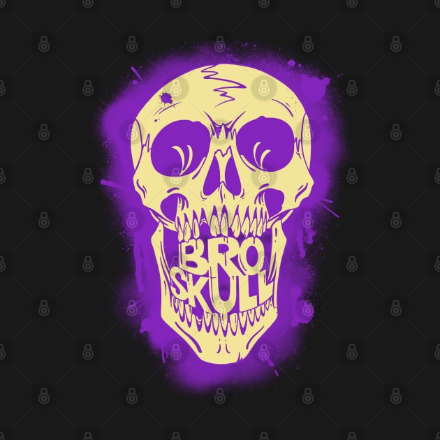 Broskull Small Logo V.1 Skeletor Design by CastleBroskull