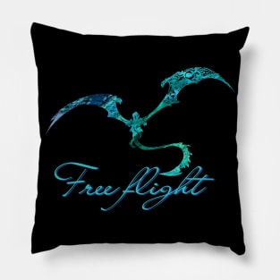 dragon flight Pillow