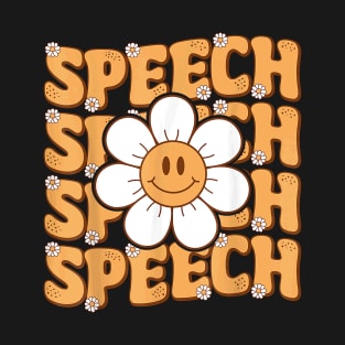 Retro Speech Therapy Speech Language Pathologist Therapist T-Shirt