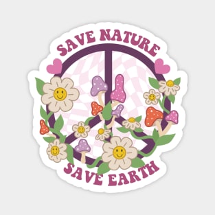 Save Nature Save Earth Magnet