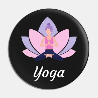 All I Need Is Love And Yoga And A Dog Pin