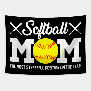 Softball Mom For Mom Tapestry