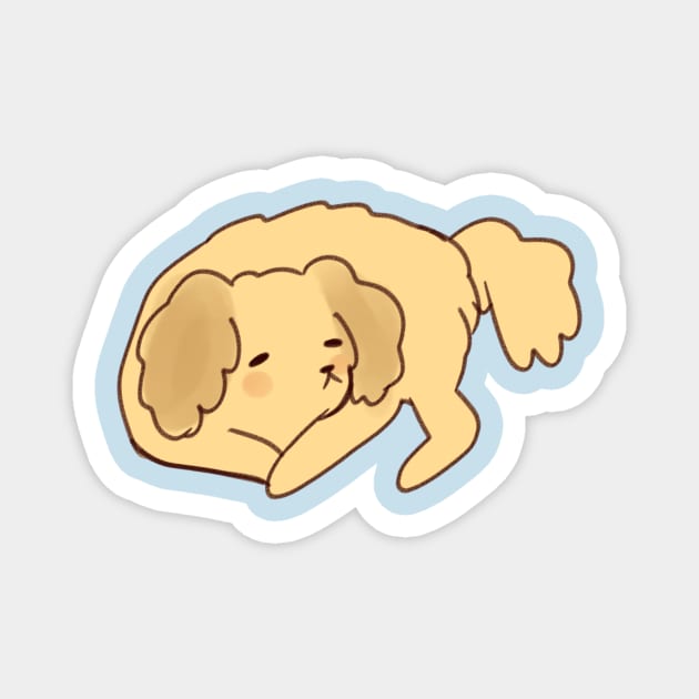 American Cocker Spaniel sleeping Magnet by Mayarart