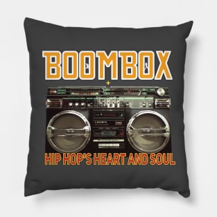 Boombox, Hip Hop's Heart and Soul Pillow