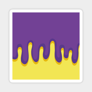 The Sludge - Purple & Yellow Magnet