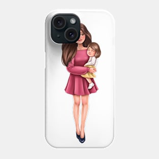 Mother with doughter Phone Case