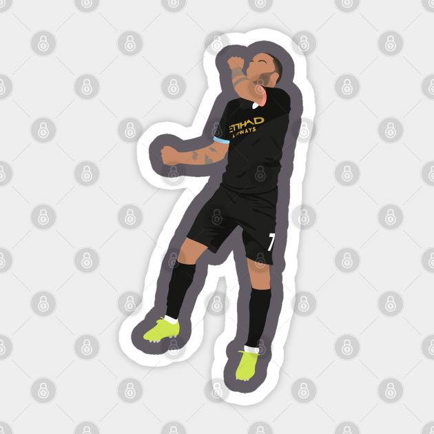 raheem sterling celebrating hat trick - Raheem Sterling - Sticker | TeePublic raheem sterling celebrating hat trick - Raheem Sterling - Sticker | TeePublic