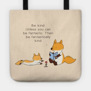 Be Kind Fox Tote