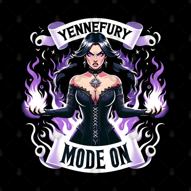 Yennefury Mode On - Sorceress - Dark Fantasy by Fenay-Designs