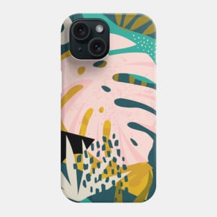 Vintage Tropical Memphis Pattern design Phone Case