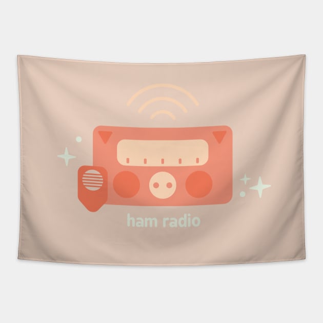 Ham Radio Tapestry by zacrizy