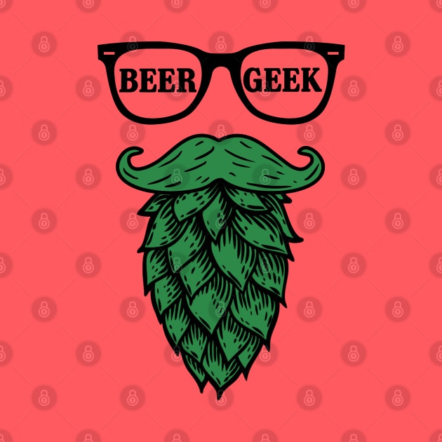 Beer Geek - Hops Beard by byfab