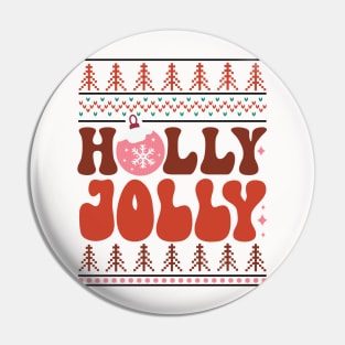 Holly Jolly Pin