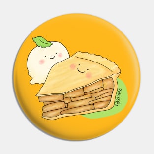 Apple pie with vanilla icecream Pin