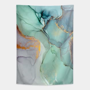 Alcohol ink modern abstract painting, modern contemporary art. Tapestry