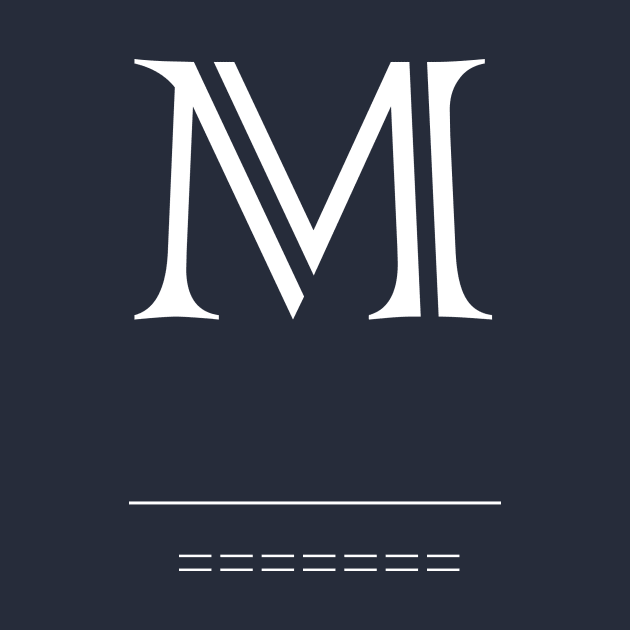 Letter M, Masterclass, T-shirt, M by DreamBig