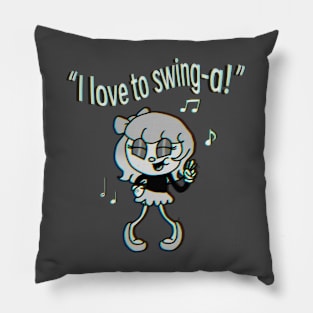 I love to swing-a (vintage style) Pillow