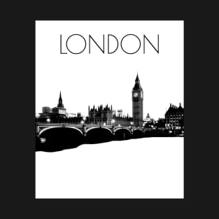 London Thames and Big Ben T-Shirt