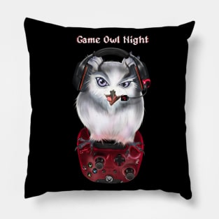 Game Owl Night2 Pillow