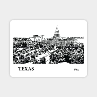 Texas State USA Magnet